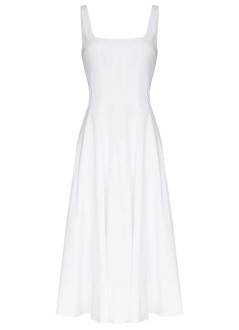 staud dress womanwells dress - 907291 wht