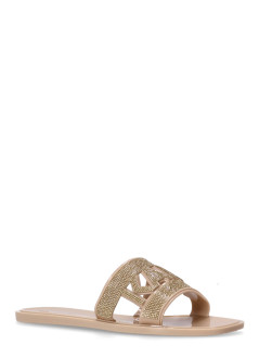 karl lagerfeld sandal womanjelly iii sparkle cut out - kl80005s vgd