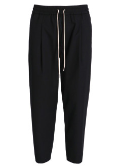 drôle de monsieur pant  manle pantalon cropped - permbp167pl127bl black