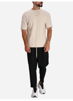 drôle de monsieur pant  manle pantalon cropped - permbp167pl127bl black