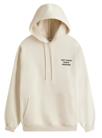 drôle de monsieur sudadera hombre le hoodie slogan - permho162co127mt mastic