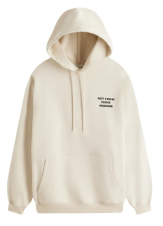 drôle de monsieur sweater manle hoodie slogan - permho162co127mt mastic
