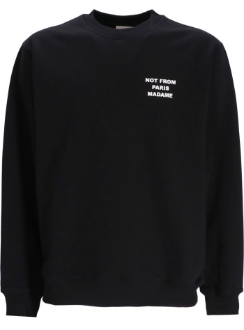 drôle de monsieur sudadera hombre le sweatshirt slogan - permsw149co127bl black