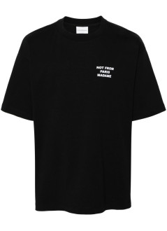 drôle de monsieur camiseta hombre le t-shirt slogan - permts203co002bl black