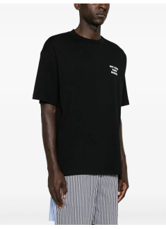 drôle de monsieur camiseta hombre le t-shirt slogan - permts203co002bl black