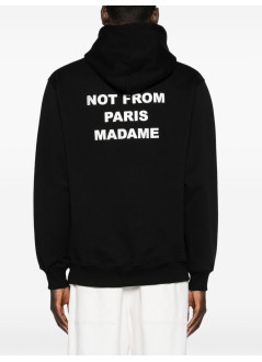 drôle de monsieur sudadera hombre le hoodie slogan - permho162co127bl black