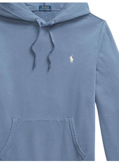 polo ralph lauren sweater manlspohoodm2-long sleeve-sweatshirt - 710916690030 capri blue