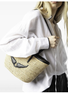 zadig & voltaire handbag mujer le mini wings panier - lwba03656 1