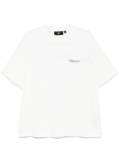 represent t-shirt manrepresent owners club script t-shirt - ocm41201 flat white