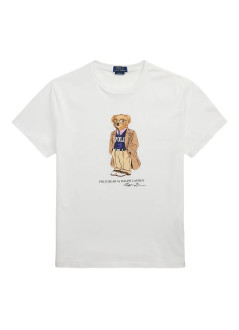polo ralph lauren camiseta hombre sscncmslm1-short sleeve-t-shirt - 710974584001 pf25 white hrtg bear