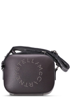 stella mccartney crossbody mujer logo camera bag eco embossed grainy alter mat - 700266wp0563 1164