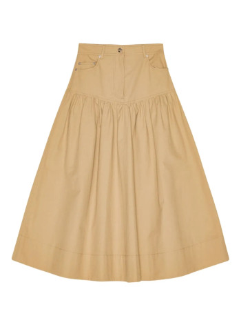 ganni skirt womanclassic summer suiting long skirt - w0620 531