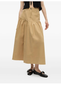 ganni falda mujer classic summer suiting long skirt - w0620 531
