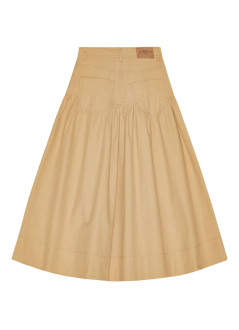 ganni falda mujer classic summer suiting long skirt - w0620 531