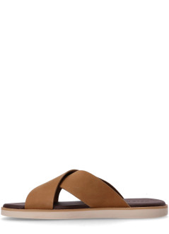 cole haan sandal mannantucket cross strap sandal - c39904 ch golden toffee nubuck ancient scroll