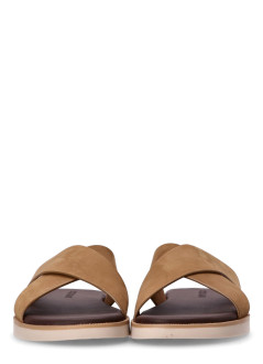 cole haan sandal mannantucket cross strap sandal - c39904 ch golden toffee nubuck ancient scroll