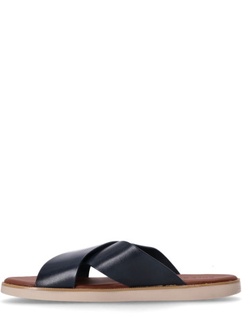 cole haan sandal mannantucket cross strap sandal - c41892 navy blazer ancient scroll 2