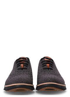 cole haan sneaker manzerogrand remastered stitchlite wingtip - c39594 magnet black