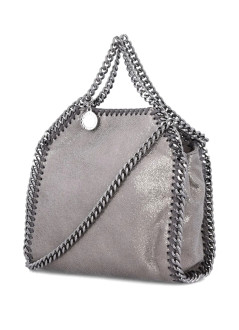 stella mccartney crossbody mujer falabella tiny bag eco shiny dotted chamois - 391698wp0609 1113