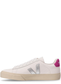 veja sneaker womancampo - cp0520788 white silver ultraviolet