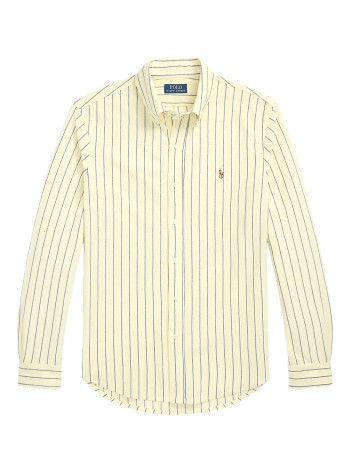 polo ralph lauren camiseria hombre lsfbydstrm4-long sleeve-sport shirt - 710965556003 tbird yellow newport navy