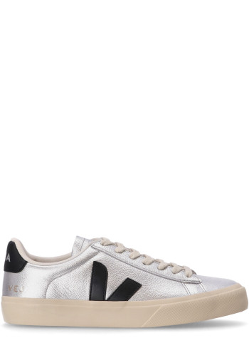 veja sneaker womancampo - cp0520786 silver black