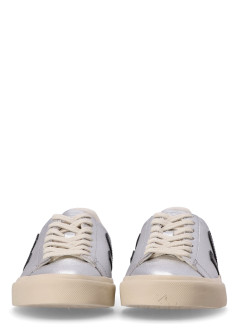 veja sneaker mujer campo - cp0520786 silver black