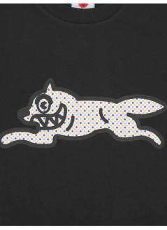 icecream camiseta hombre polka dot running dog t-shirt - ic25254 black