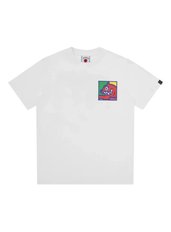 icecream t-shirt manpop art running dog t-shirt - ic25256 white