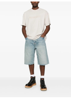 represent t-shirt manembroidered serif t-shirt - mlm100234 concrete