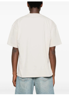 represent t-shirt manembroidered serif t-shirt - mlm100234 concrete