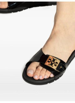 tory burch sandalia mujer buckle slide - 157872001 001