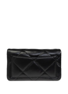 tory burch crossbody womankira diamond quilt powder coated chain wallet - 170622001 001