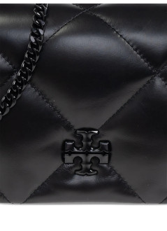 tory burch crossbody womankira diamond quilt powder coated chain wallet - 170622001 001