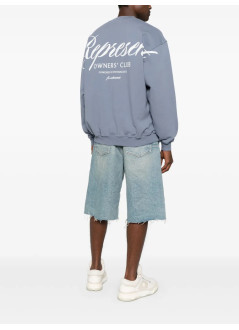 represent sudadera hombre owners club script sweater - ocm100007 dusty blue