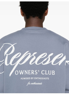 represent sudadera hombre owners club script sweater - ocm100007 dusty blue