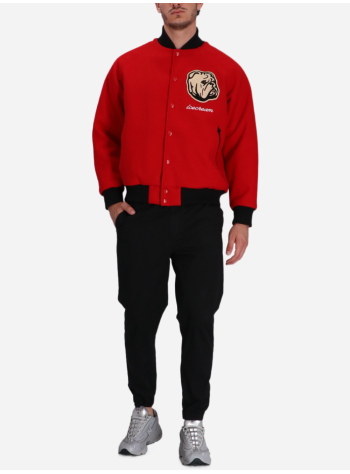 icecream outerwear manbulldog varsity jacket - ic25201 red 2