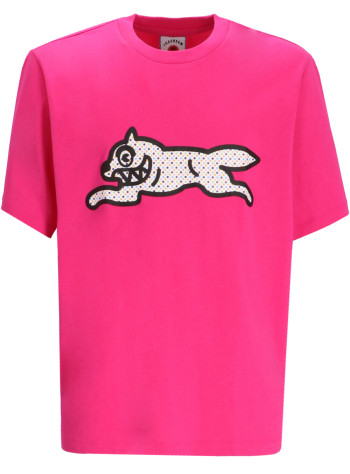 icecream t-shirt manpolka dot running dog t-shirt - ic25254 pink