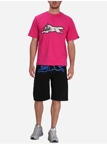 icecream t-shirt manpolka dot running dog t-shirt - ic25254 pink 2