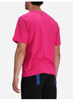 icecream camiseta hombre polka dot running dog t-shirt - ic25254 pink