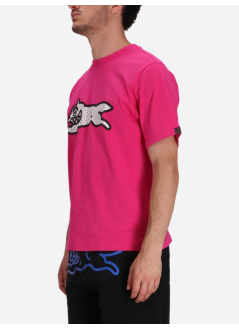 icecream camiseta hombre polka dot running dog t-shirt - ic25254 pink