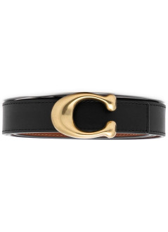 coach cinturon mujer 25mm sculpted c reversible belt - 78176 b4oh1