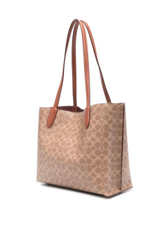 coach handbag mujer coated canvas signature willow tote - c0693 b4xhg