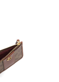 coach wallet womancoated canvas signature essential mini skinny id - ci185 b4xhg