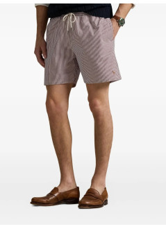 polo ralph lauren trunk mantraveler-mid-trunk - 710957784007 red wine white seersucker
