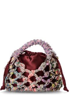 kurt geiger crossbody womansm macrame crystal bag - 2038256999 56