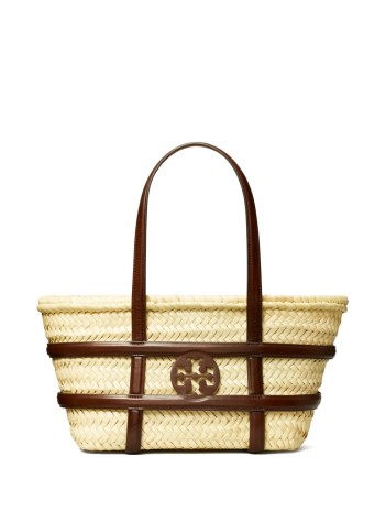 tory burch handbag womanella straw small basket - 169218902 902