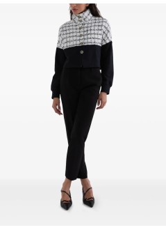 karl lagerfeld outerwear mujer boucle mix sweat jacket - a3w20005 999