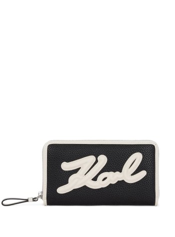 karl lagerfeld cartera mujer k skuare cont wallet grainy - a3w32024 998