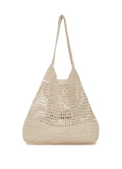 karl lagerfeld handbag womank essential crochet beach bag - a3w46033 106